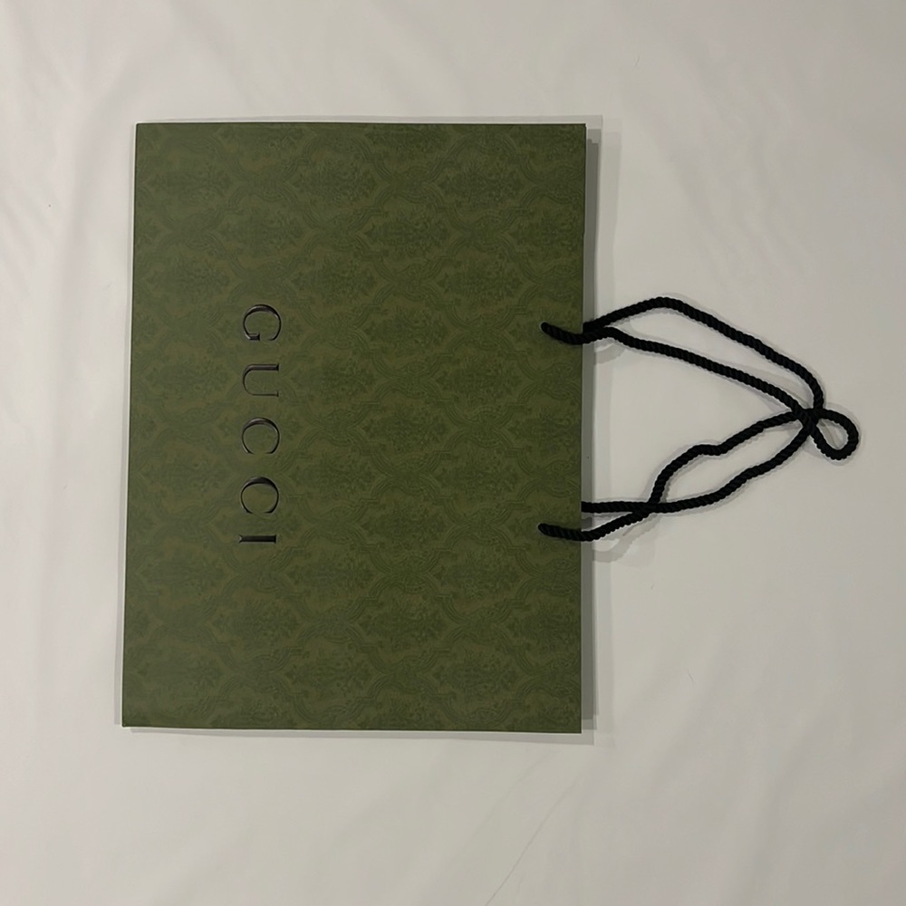 Large GUCCI Shopping Bag w/ Receipt Pocket